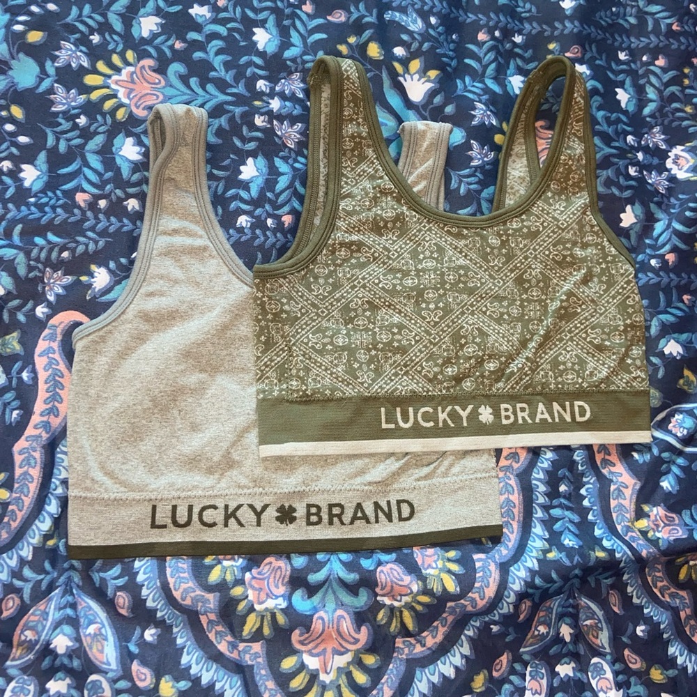 Set of Two Lucky Brand Bras